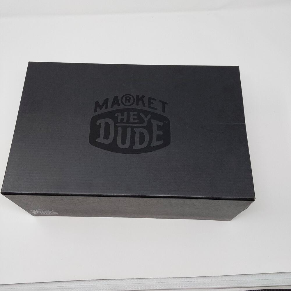 Hey Dude Wally Slip Loafer Market Black Fur Mule Slippers NWT - Picture 3 of 16